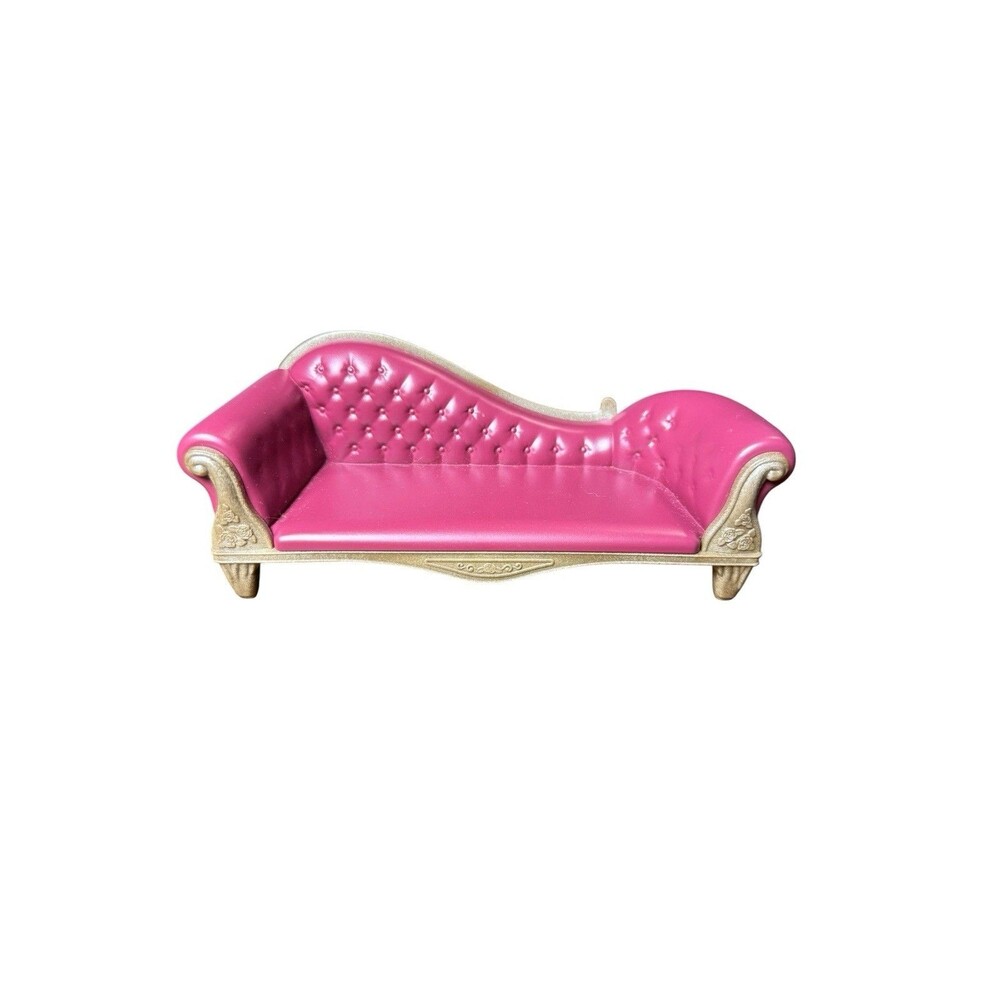 Epoch Sylvanian Families Calico Critters Red Chaise Lounge Tufted Couch Sofa